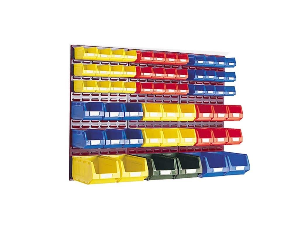 Louvre Panel And Bin Kit - Storage Industrial