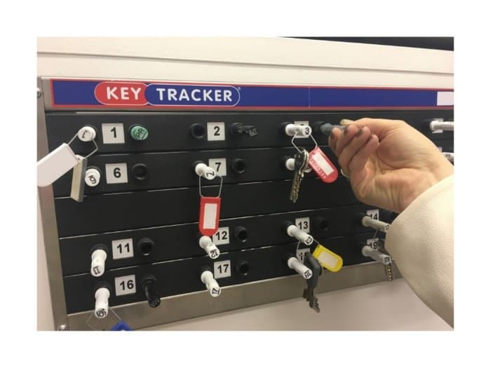 KeyTracker Peg Board In Use