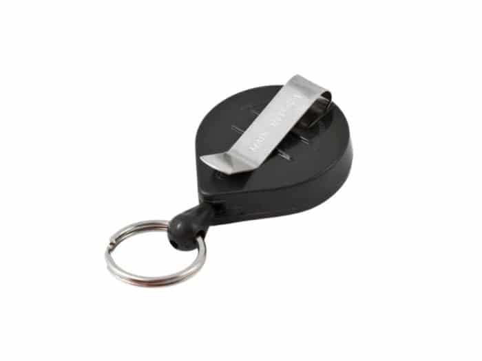 RMBCBLOGOSKY2 Mini Self Retracting Security Keyreel, Black Clip Back - Twin Pack (3)