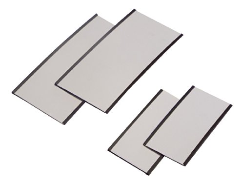 Pack of 100 Magnetic Label Holders 40mm high x 100mm long
