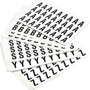 Pack of 100 Magnetic Label Holders 40mm high x 100mm long